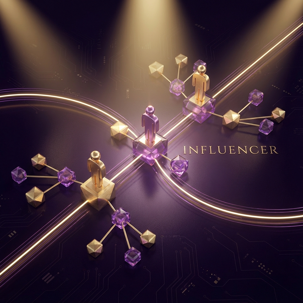 Influencer Marketing service illustration