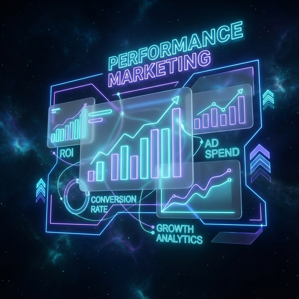 Performance Marketing service illustration